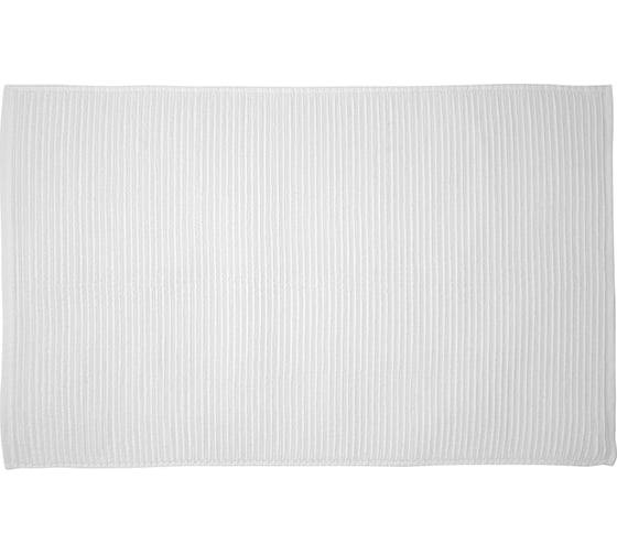 Коврик для ванной Tkano Essential фактурный, белого цвета, 50x80 см TK23-BM0001 1