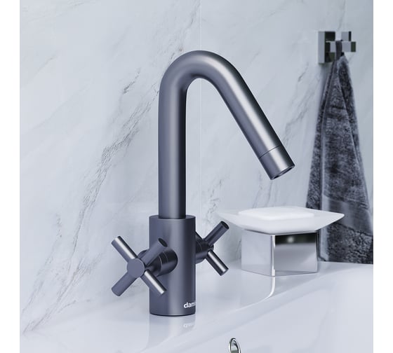 Смеситель для умывальника RedBlu by Damixa Neo Classic Graphite 270210000