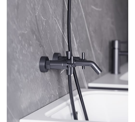 Смеситель для ванны и душа RedBlu by Damixa Neo Classic Graphite 271000000