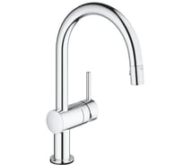 Сенсорный однорычажный смеситель для мойки Grohe Minta Touch C-излив 31358001