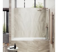 Шторка для ванны в узком профиле MaybahGlass MGV-131-2у