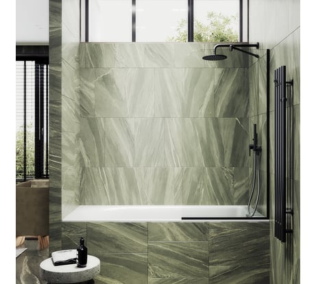 Шторка для ванны в узком профиле MaybahGlass MGV-131-6у