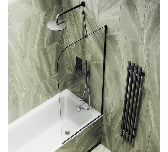 Шторка для ванны в узком профиле MaybahGlass MGV-131-6у