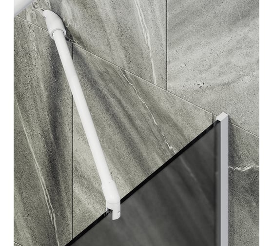 Шторка для ванны в узком профиле MaybahGlass MGV-129-1у