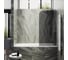 Шторка для ванны в узком профиле MaybahGlass MGV-129-1у 1