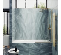 Шторка для ванны в узком профиле MaybahGlass MGV-126-3у