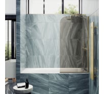 Шторка для ванны в узком профиле MaybahGlass MGV-127-3у