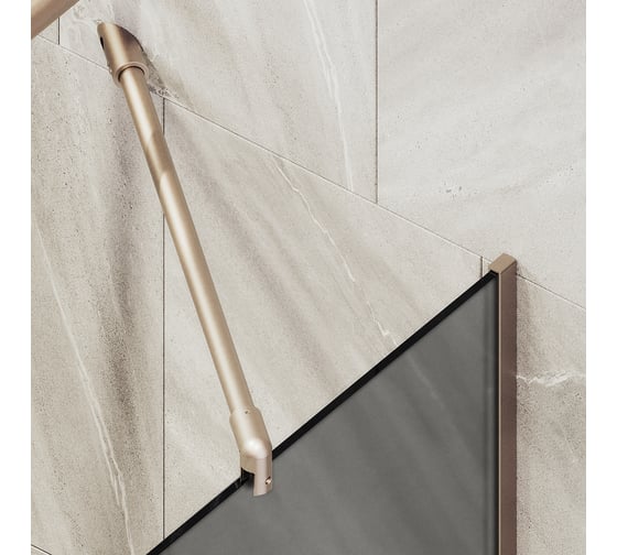 Шторка для ванны в узком профиле MaybahGlass MGV-129-2у