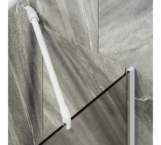 Шторка для ванны в узком профиле MaybahGlass MGV-136-1у