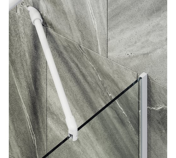 Шторка для ванны в узком профиле MaybahGlass MGV-126-1у