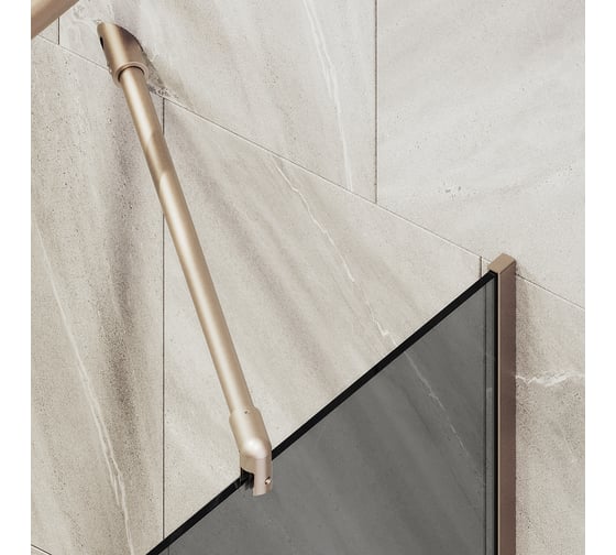 Шторка для ванны в узком профиле MaybahGlass MGV-140-2у