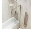 Шторка для ванны в узком профиле MaybahGlass MGV-137-2у 4