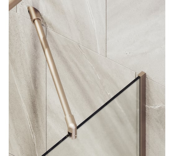 Шторка для ванны в узком профиле MaybahGlass MGV-132-2у