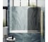 Шторка для ванны в узком профиле MaybahGlass MGV-153-3у 1