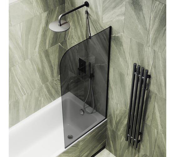 Шторка для ванны в узком профиле MaybahGlass MGV-152-6у