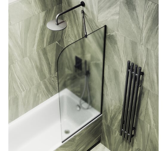 Шторка для ванны в узком профиле MaybahGlass MGV-143-6у