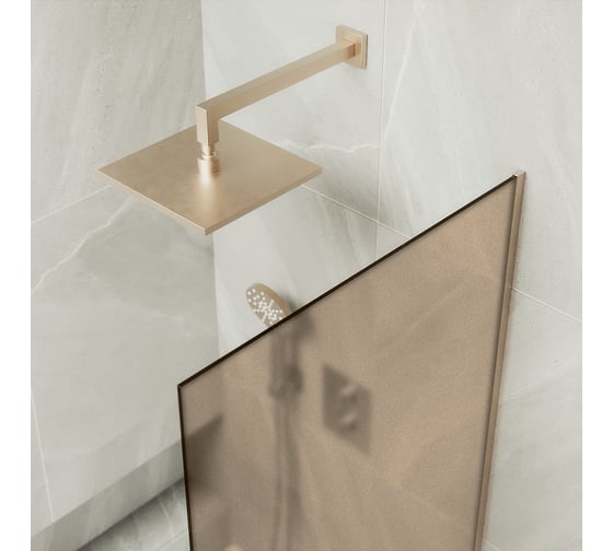 Шторка для ванны в узком профиле MaybahGlass MGV-249-2у