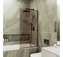 Шторка для ванны в узком профиле MaybahGlass MGV-250-6у