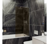 Шторка для ванны в узком профиле MaybahGlass MGV-249-5у