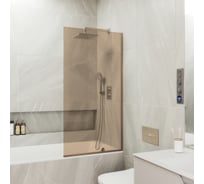 Шторка для ванны в узком профиле MaybahGlass MGV-66-2у