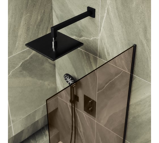 Шторка для ванны в узком профиле MaybahGlass MGV-68-6у