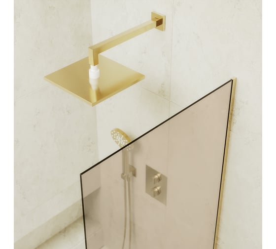 Шторка для ванны в узком профиле MaybahGlass MGV-250-3у