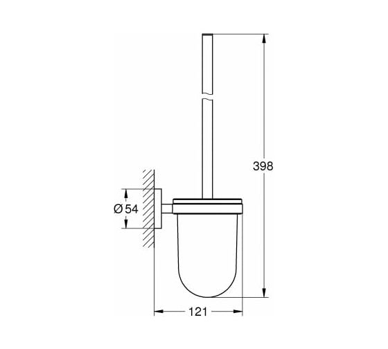 Туалетный ершик в комплекте Grohe Essentials 40374DC1