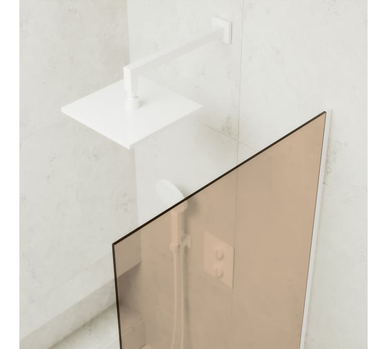 Шторка для ванны в узком профиле MaybahGlass MGV-248-2у