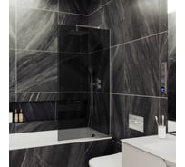 Шторка для ванны в узком профиле MaybahGlass MGV-252-5у