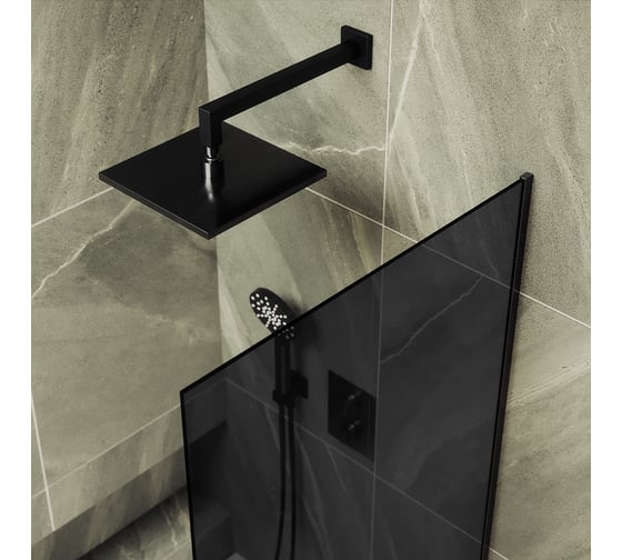 Шторка для ванны в узком профиле MaybahGlass MGV-79-6у