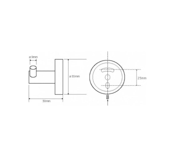 Двойной крючок BEMETA OMEGA 104106032