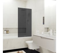 Шторка для ванны в узком профиле MaybahGlass MGV-80-1у