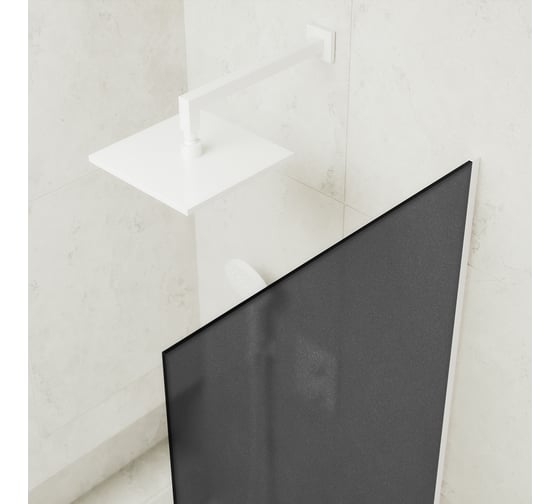 Шторка для ванны в узком профиле MaybahGlass MGV-84-1у
