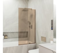 Шторка для ванны в узком профиле MaybahGlass MGV-73-2у