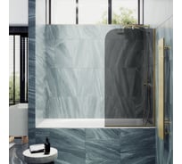 Шторка для ванны в узком профиле MaybahGlass MGV-80-3у