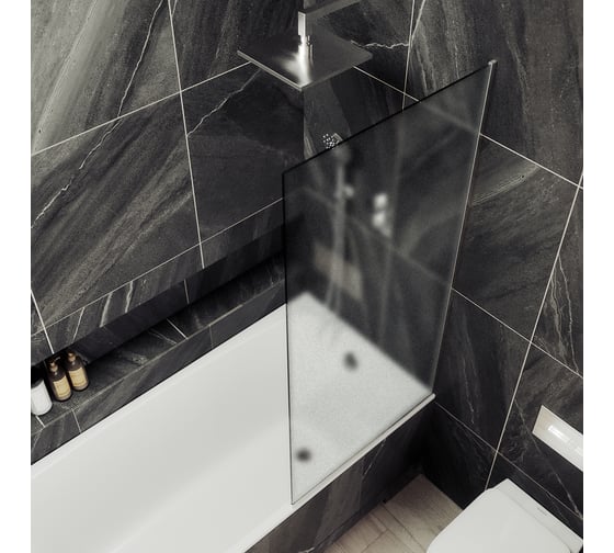 Шторка для ванны в узком профиле MaybahGlass MGV-95-5у