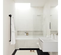 Шторка для ванны в узком профиле MaybahGlass MGV-92-1у