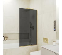 Шторка для ванны в узком профиле MaybahGlass MGV-81-3у