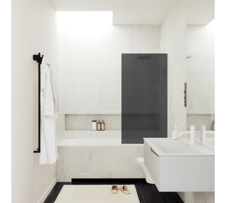 Шторка для ванны в узком профиле MaybahGlass MGV-89-1у