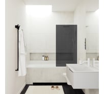 Шторка для ванны в узком профиле MaybahGlass MGV-81-1у