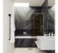 Шторка для ванны в узком профиле MaybahGlass MGV-69-5у