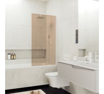 Шторка для ванны в узком профиле MaybahGlass MGV-70-1у