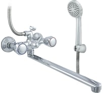 Смеситель для ванны ЦС СМ 500/5-4К ЭКО М_Глобо плоский излив L-300 мм ЭМ900812