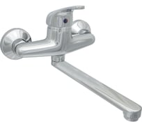 Настенный смеситель ЦС однорук. СМ 294-2 ЭКО D35 М42 плоский излив L-220 мм ЭП401651.D35