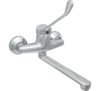 Настенный смеситель ЦС однорук. СМ 294-2 ЭКО D35 М44 плоский излив L-220 мм ЭП401654.D35