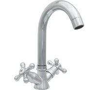 Смеситель ЦС елочка СМ 25г К ЭКО М_Крест круглый излив D24 Н-170 ЭМ902038