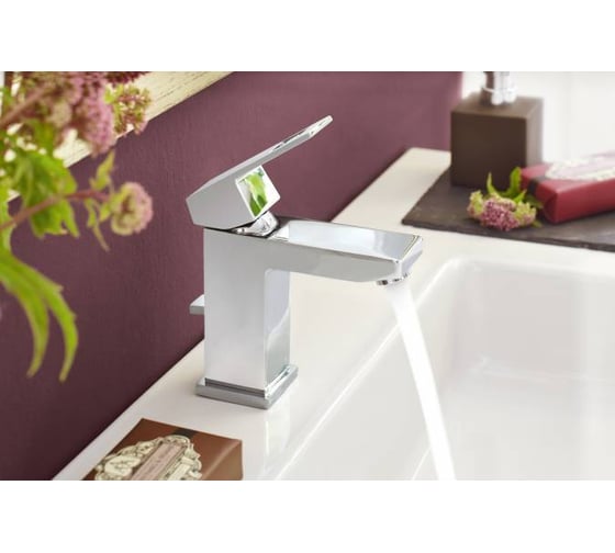 Смеситель для раковины Grohe Eurocube сливной гарнитур EcoJoy 2312700E