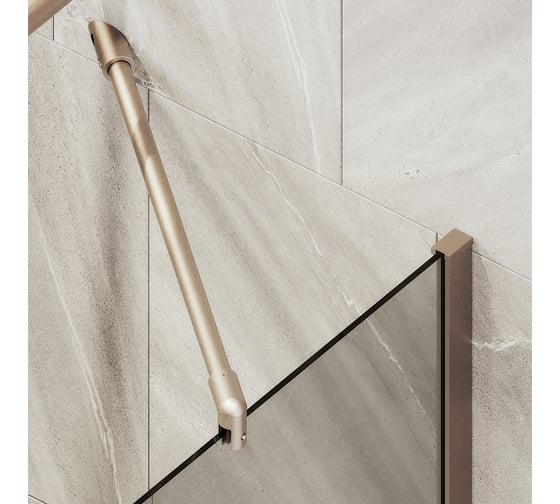Шторка для ванны в широком профиле MaybahGlass MGV-250-2ш