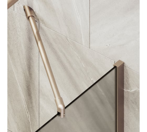 Шторка для ванны в широком профиле MaybahGlass MGV-74-2ш