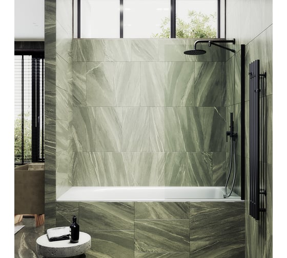 Шторка для ванны в широком профиле MaybahGlass MGV-63-6ш